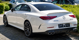 Mercedes CLS C257 2018- Difuzor spate cu tipsuri evacuare (Design GT53) foto 1