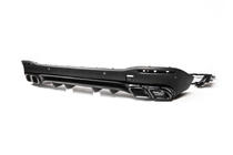 Mercedes GLE W167 2018- Difuzor spate cu ornamente evacuare GLE63 Black (2018-2026) foto 9