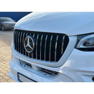 Grila Fata Panamericana GT Chrome Premium V1 Mercedes Sprinter W907/W910 2018- foto 2