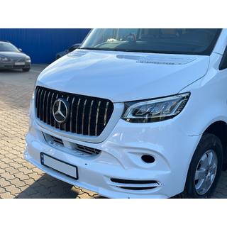 Grila Fata Panamericana GT Chrome Premium V1 Mercedes Sprinter W907/W910 2018- foto 1
