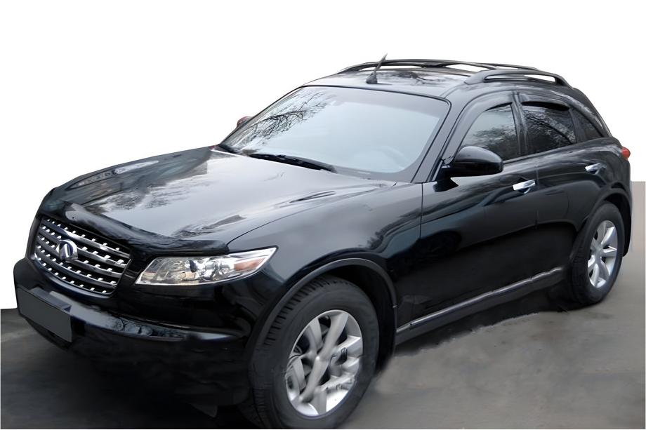 Infiniti FX 2008-2012 Deflectoare Geamuri (4 buc, HIC) Foto 1