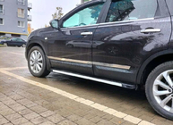 Nissan Qashqai 2007-2010 Molduri usi Carmos (4 buc, inox) foto 3