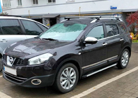 Nissan Qashqai 2010-2014 Molduri usi Carmos (4 buc, inox) foto 3