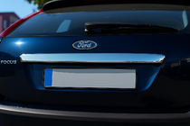 Ford Focus II 2005-2008 Ornament capac portbagaj (HB, inox) Carmos - Otel Inoxidabil Turcesc foto 1