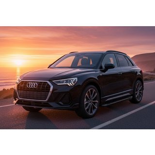 Praguri Laterale Bosphore Black (2 buc, Aluminiu) Audi Q3 2019–2025 foto 1