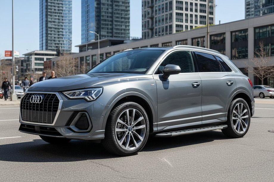 Audi Q3 2019–2025 Praguri Laterale Duru (2 buc, Aluminiu) Image