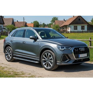 Praguri Laterale Maydos V1 (2 buc, Aluminiu) Audi Q3 2019–2025 foto 1