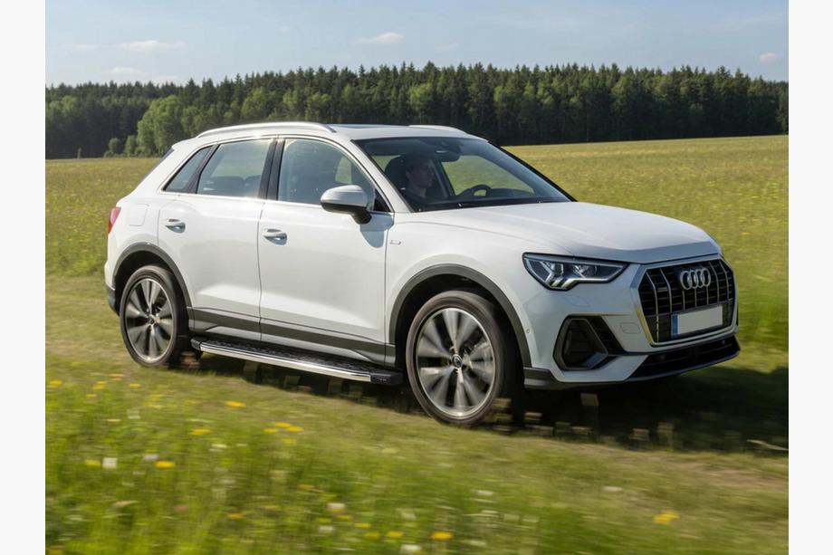 Audi Q3 2019–2025 Praguri Laterale BlackLine (2 buc, Aluminiu) Image