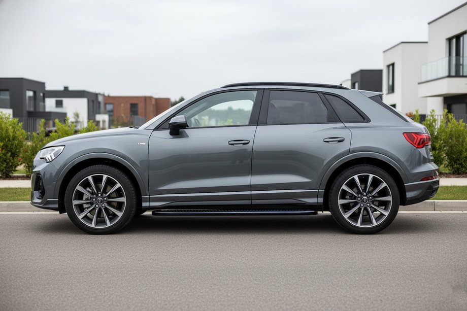 Audi Q3 2019–2025 Praguri Laterale Tayga Black (2 buc, Aluminiu) Image