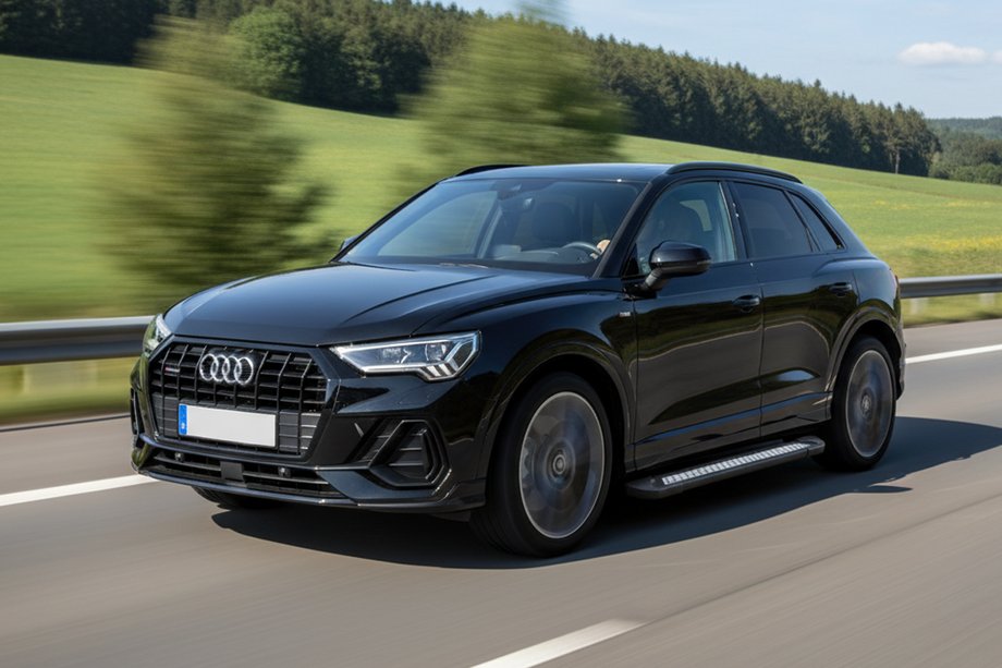 Audi Q3 2019–2025 Praguri Laterale Vision New Black (2 buc, Aluminiu) Image