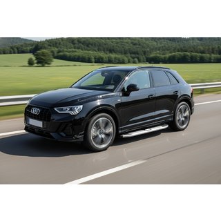 Praguri Laterale Mevsim Grey (2 buc, Aluminiu) Audi Q3 2019–2025 foto 1
