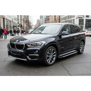 Praguri Laterale Duru (2 buc, Aluminiu) BMW X1 F48 2015-2022 foto 1