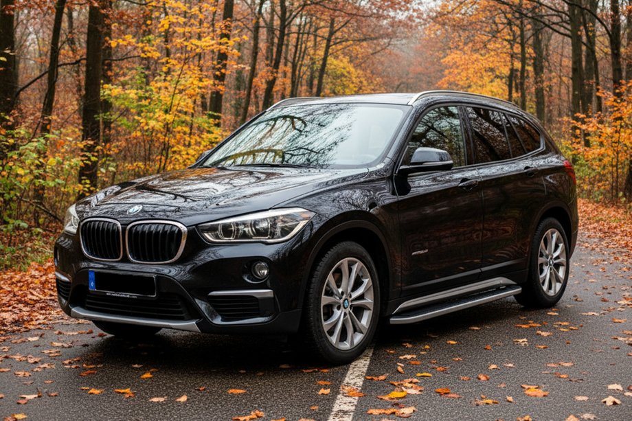 BMW X1 F48 2015-2022 Praguri Laterale Tayga Grey (2 buc, Aluminiu) Image