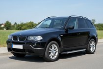 BMW X3 E83 2003-2010 Praguri Laterale Bosphore Grey (2 buc, Aluminiu) foto 1