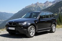 BMW X3 E83 2003-2010 Praguri Laterale Bosphore Black (2 buc, Aluminiu) foto 2