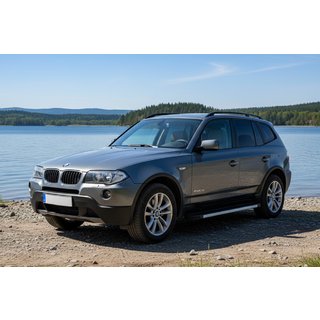 Praguri Laterale Maya V1 (2 buc, Aluminiu) BMW X3 E83 2003-2010 foto 1