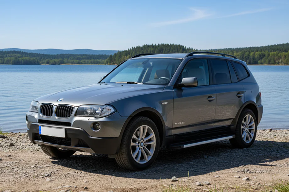 BMW X3 E83 2003-2010 Praguri Laterale Maya V1 (2 buc, Aluminiu) Image