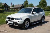 BMW X3 E83 2003-2010 Praguri Laterale Maya V2 (2 buc, Aluminiu) foto 1