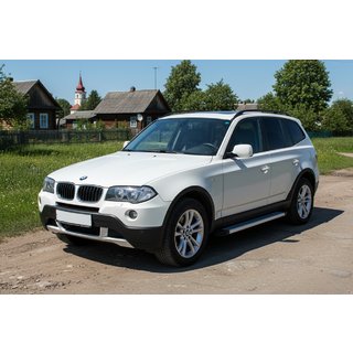 Praguri Laterale Maya V2 (2 buc, Aluminiu) BMW X3 E83 2003-2010 foto 1