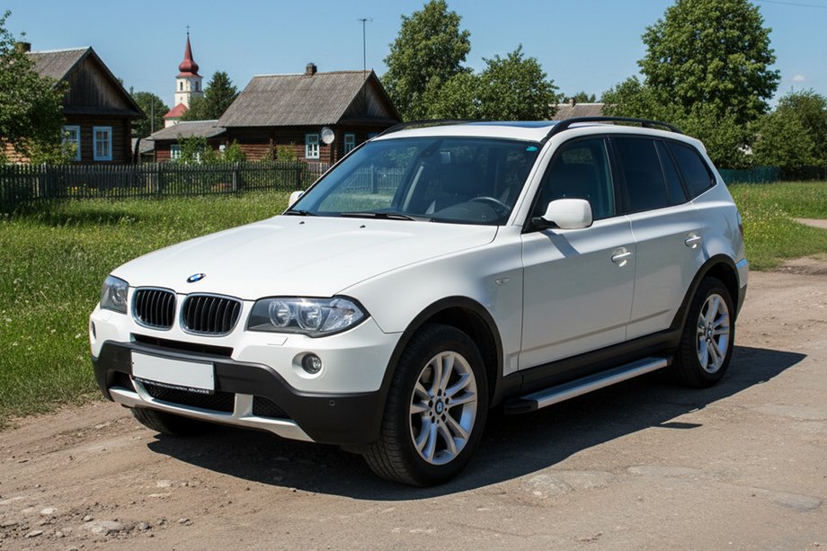 BMW X3 E83 2003-2010 Praguri Laterale Maya V2 (2 buc, Aluminiu) Image