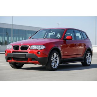 Praguri Laterale Maya Red (2 buc, Aluminiu) BMW X3 E83 2003-2010 foto 1