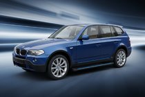 BMW X3 E83 2003-2010 Praguri Laterale Maya Blue (2 buc, Aluminiu) foto 1