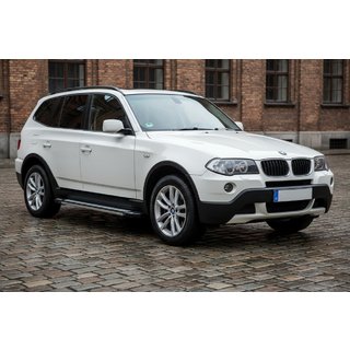 Praguri Laterale Rainbow (2 buc, Aluminiu) BMW X3 E83 2003-2010 foto 1