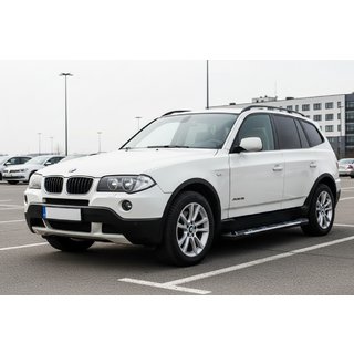 Praguri Laterale Sunrise (2 buc, Aluminiu) BMW X3 E83 2003-2010 foto 1