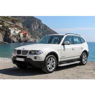 Praguri Laterale Tayga V2 (2 buc, Aluminiu) BMW X3 E83 2003-2010 foto 1
