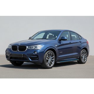Praguri Laterale Maya Blue (2 buc, Aluminiu) BMW X4 F26 2014-2018 foto 1