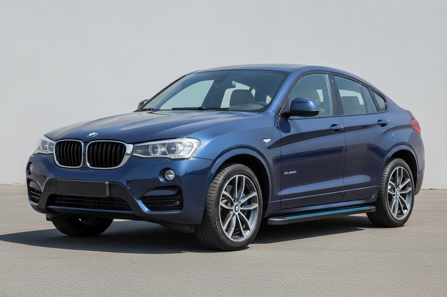 BMW X4 F26 2014-2018 Praguri Laterale Maya Blue (2 buc, Aluminiu) Image
