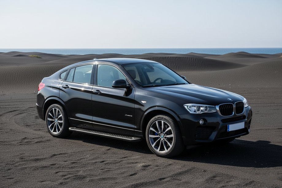 BMW X4 F26 2014-2018 Praguri Laterale Allmond Black (2 buc, Aluminiu) Image
