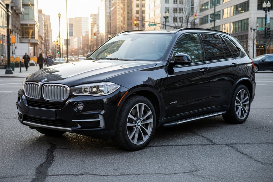 BMW X5 F15 2013-2018 Praguri Laterale Bosphore Grey (2 buc, Aluminiu) Image