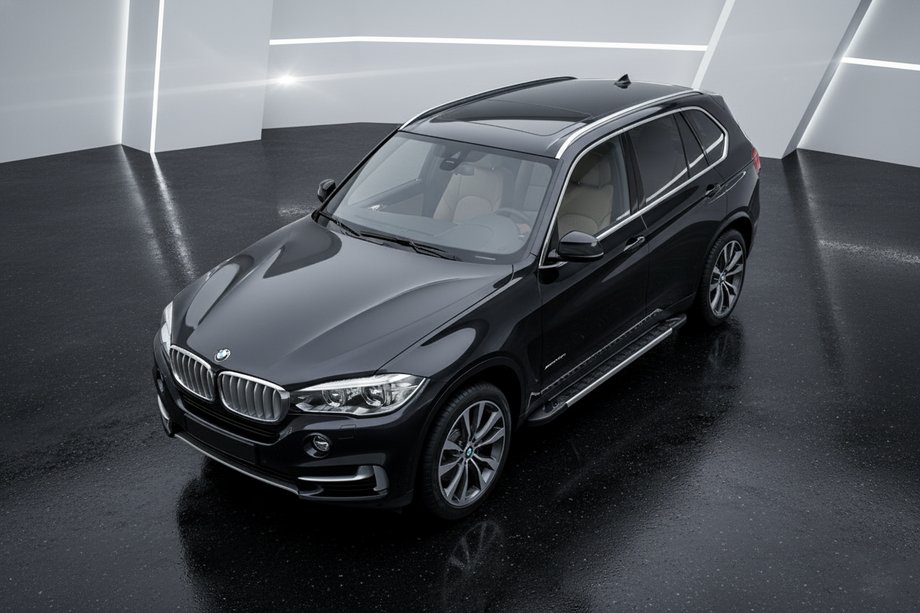 BMW X5 F15 2013-2018 Praguri Laterale RedLine (2 buc, Aluminiu) Image