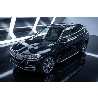 Praguri Laterale Tayga Grey (2 buc, Aluminiu) BMW X5 F15 2013-2018 foto 1