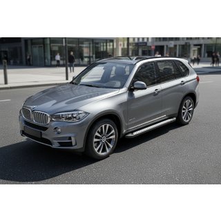 Praguri Laterale Vision New Black (2 buc, Aluminiu) BMW X5 F15 2013-2018 foto 1