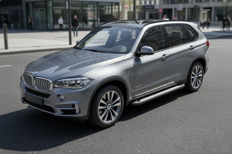 BMW X5 F15 2013-2018 Praguri Laterale Vision New Black (2 buc, Aluminiu) Image