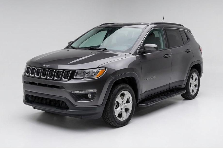 Jeep Compass 2016- Praguri Laterale Bosphore Black (2 buc, Aluminiu) Image