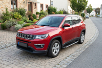 Jeep Compass 2016- Praguri Laterale Duru (2 buc, Aluminiu) foto 1