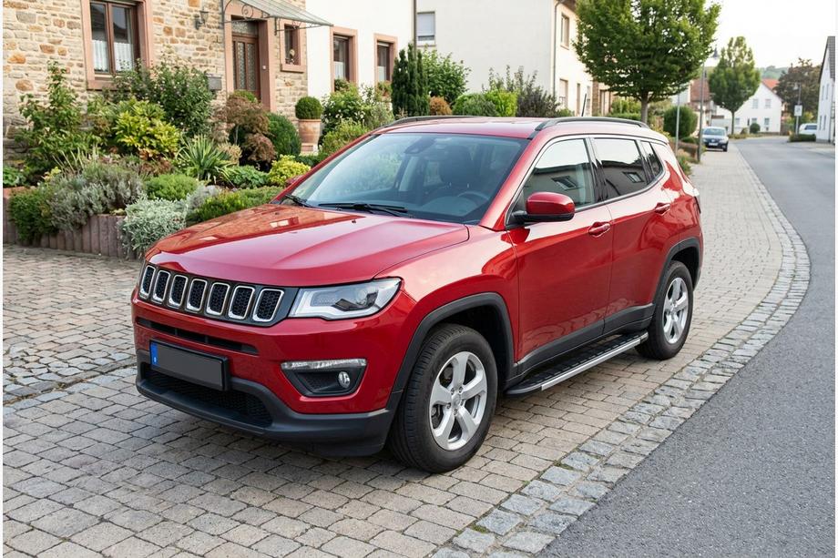 Jeep Compass 2016- Praguri Laterale Duru (2 buc, Aluminiu) Image
