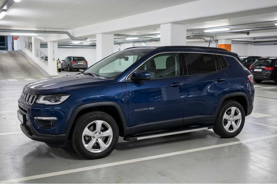 Jeep Compass 2016- Praguri Laterale Maya V1 (2 buc, Aluminiu) Image