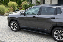 Jeep Compass 2016- Praguri Laterale Allmond Black (2 buc, Aluminiu) foto 1