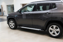 Jeep Compass 2016- Praguri laterale Allmond Grey (2 buc, aluminiu) foto 1