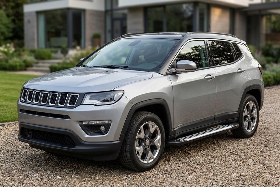 Jeep Compass 2016- Praguri Laterale Line (2 buc, Aluminiu) Image
