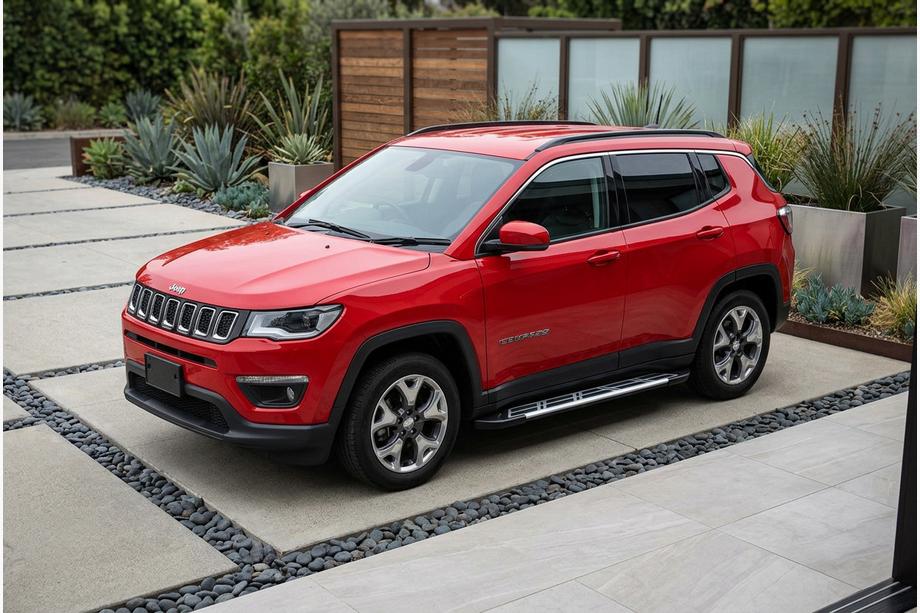 Jeep Compass 2016- Praguri Laterale Sunrise (2 buc, Aluminiu) Image