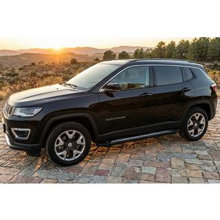 Praguri Laterale Vision New Black (2 buc, Aluminiu) Jeep Compass 2016- foto 1