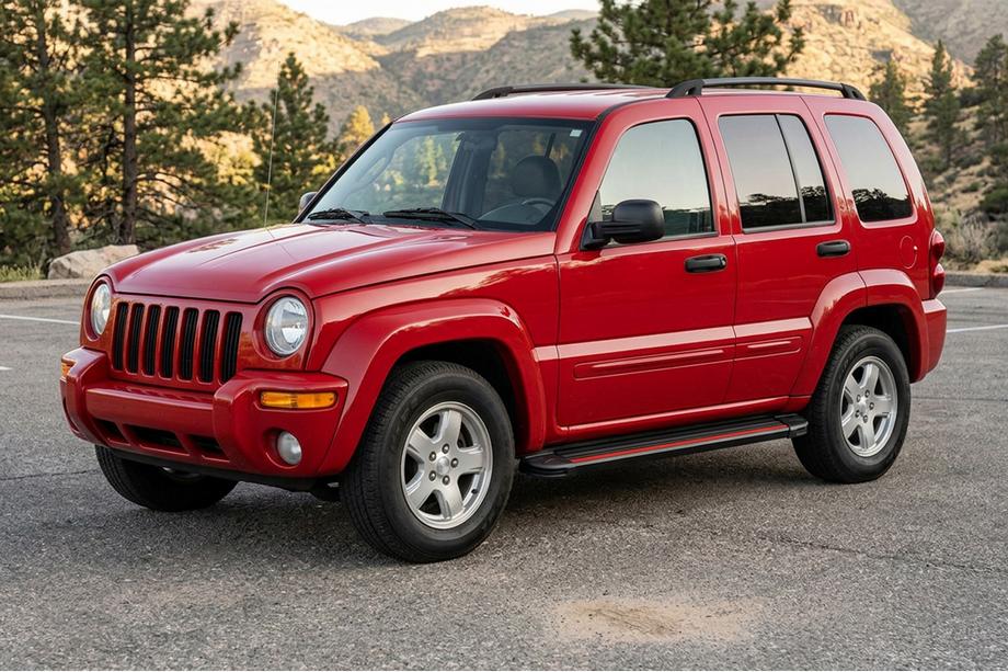 Jeep Cherokee/Liberty 2002-2007 Praguri Laterale Maya Red (2 buc, Aluminiu) Foto 1