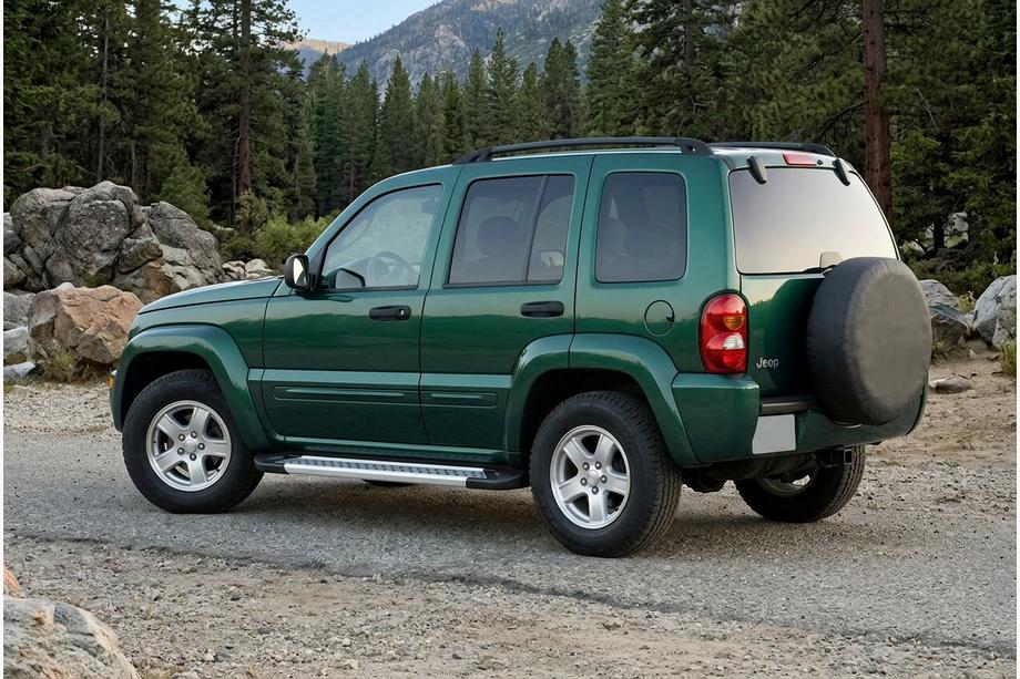 Jeep Cherokee/Liberty 2002-2007 Praguri Laterale Vision New Grey (2 buc, Aluminiu) Foto 1