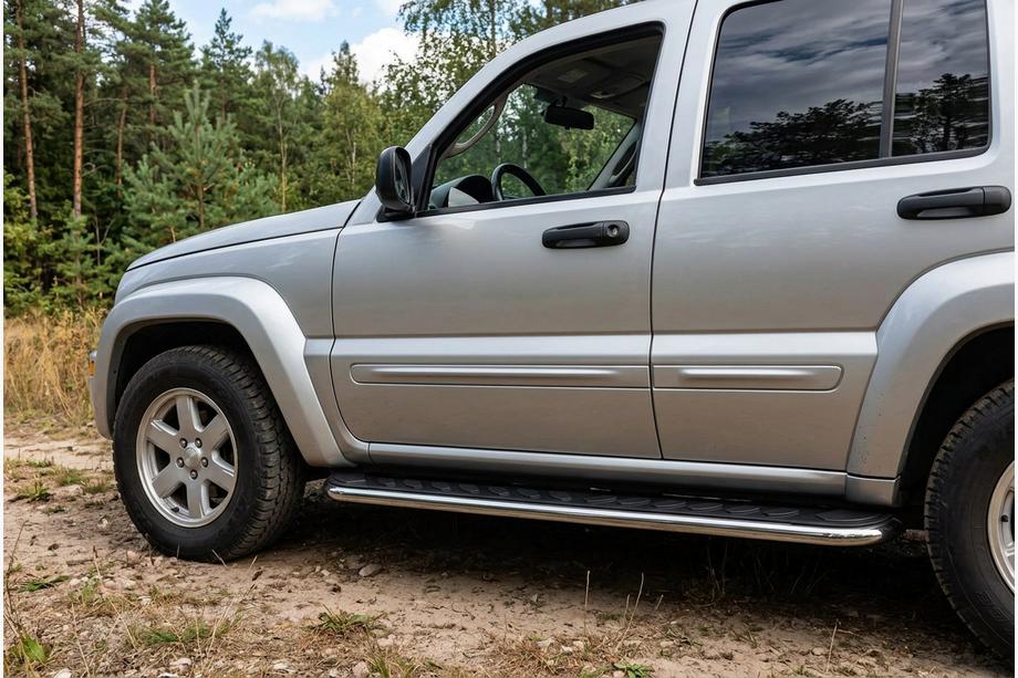 Jeep Cherokee/Liberty 2002-2007 Praguri Laterale Maydos V1 (2 buc, Aluminiu) Foto 1