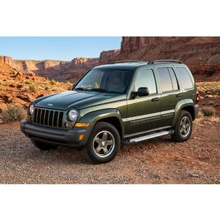 Praguri laterale Allmond Grey (2 buc, aluminiu) Jeep Cherokee/Liberty 2002-2007 foto 1